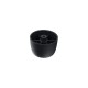 PLASTIC SOFA LEG D.60 / H.40 / MAT BLACK FURNITURE LEGS